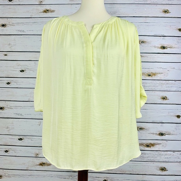 soft yellow blouse